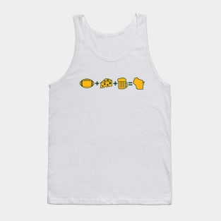 Wisconsin Math - White 1 Tank Top